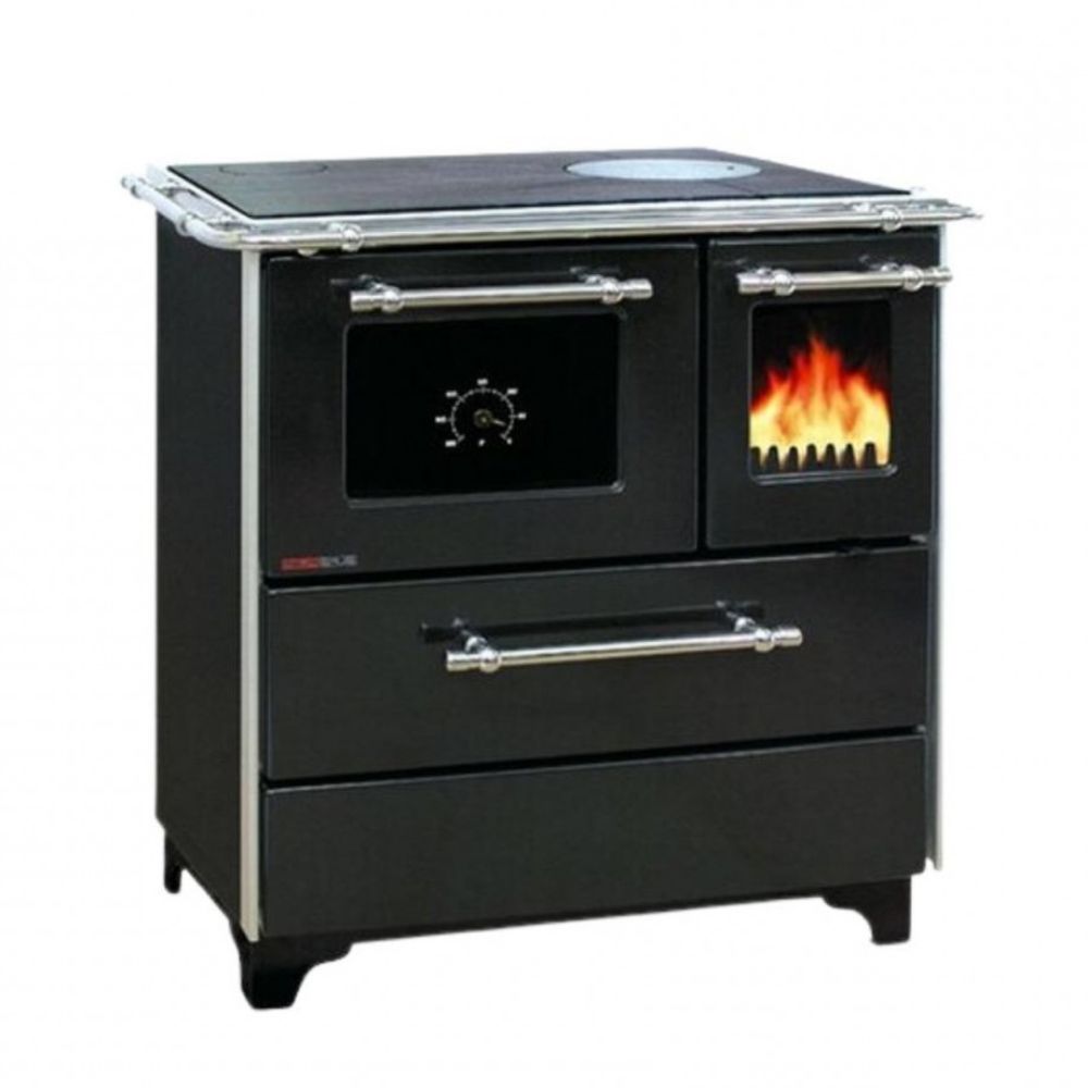 Μασίνα ξύλου με φούρνο Alfa Plam Donna 70 Anthracite Left, 5kW | Μασίνες Ξύλου με Φούρνο | Μασίνες Ξύλου |