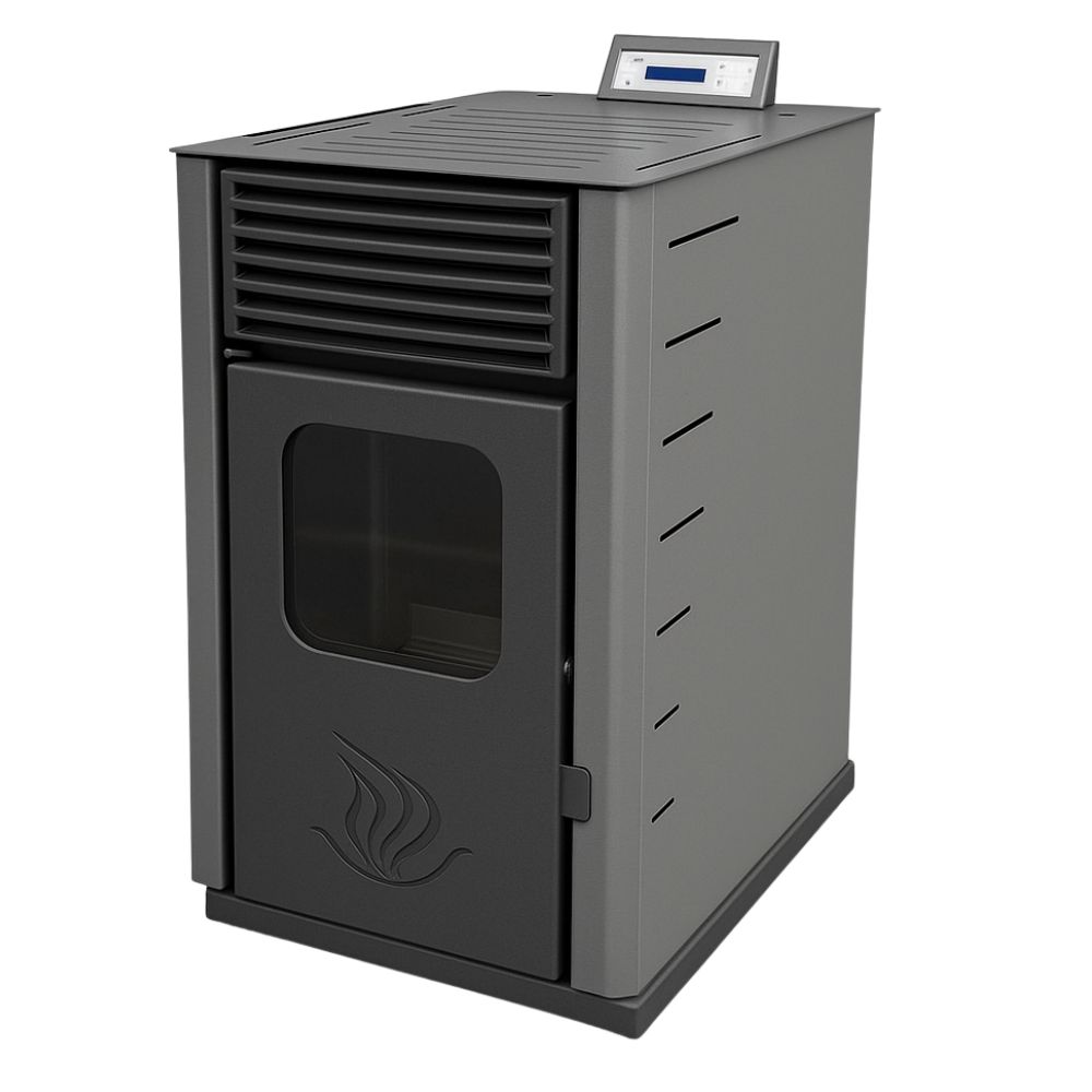 Αερόθερμη σόμπα πέλλετ Mytherm Angela TA 20 γκρι, 20kW | Αερόθερμες Σόμπες Pellet | Σόμπες Pellet |