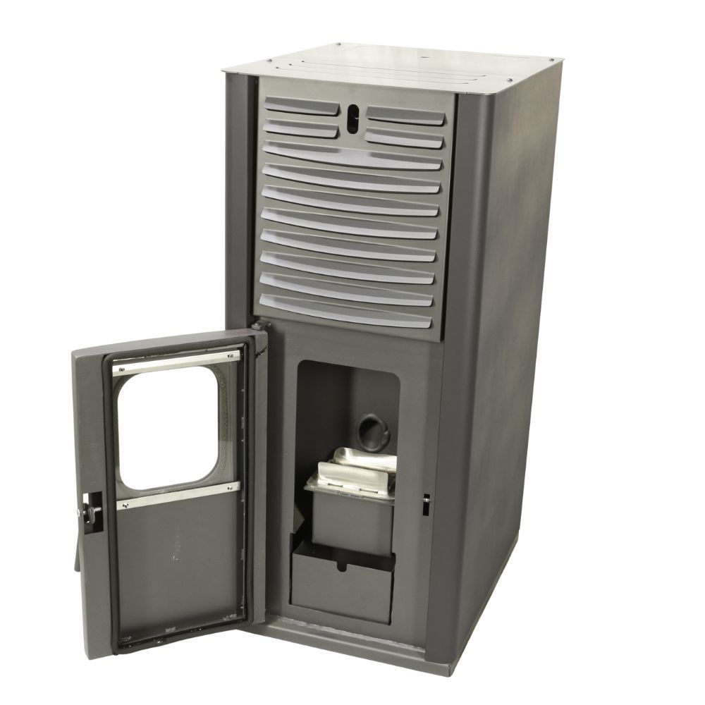 Υδραυλική σόμπα pellet Mytherm IOLI TSA 45 γκρι, με ανεμιστήρα, 48.5kW | Υδραυλικές Σόμπες Pellet | Σόμπες Pellet |