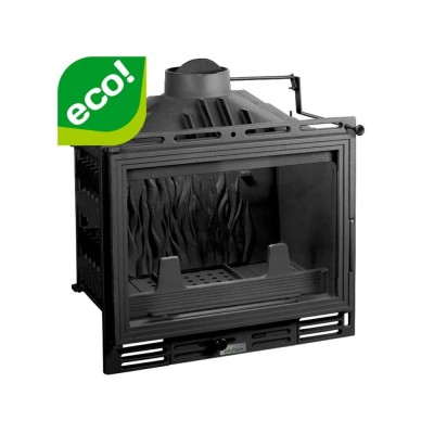 Ενεργειακό τζάκι UNIFLAM 600 ECO με αποσβεστήρα και παροχή αέρα, 8kW - Ενεργειακά Τζάκια