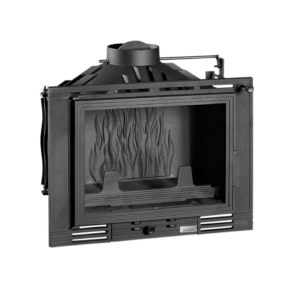 Ενεργειακό τζάκι UNIFLAM 700 ECO με αποσβεστήρα και παροχή αέρα, 8kW | Μοντέρνα Τζάκια | Ενεργειακά Τζάκια |