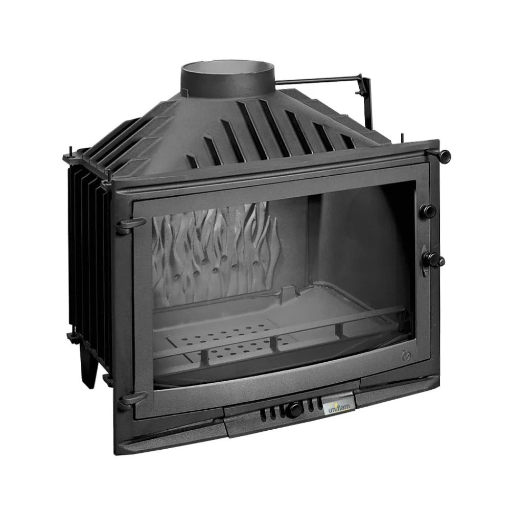 Ενεργειακό τζάκι UNIFLAM 700 SELENIC ECO με αποσβεστήρα και παροχή αέρα, 10kW | Μοντέρνα Τζάκια | Ενεργειακά Τζάκια |