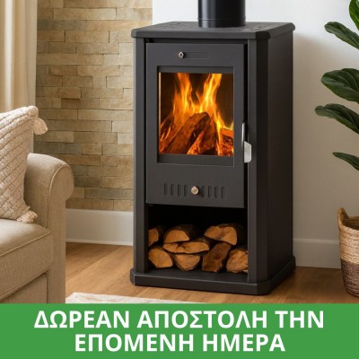 Ξυλόσομπα Balkan Energy Bianca 8.5 kW - Ξυλόσομπες