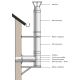 Κιτ καπναγωγών διπλού τοιχώματος ΙΝΟΧ AISI 304 πέλλετ, Ф80 (Εσωτερική διάμετρος), 3.7m | Κιτ καπναγωγών | Καπναγωγοί |