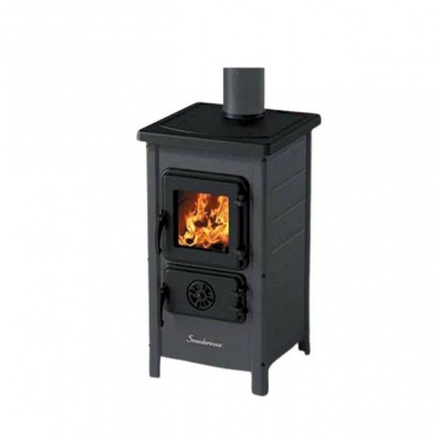 Ξυλόσομπα MBS Happy Grey, 6kW - Wood cooker MBS Thermo MAGNUM 17kW