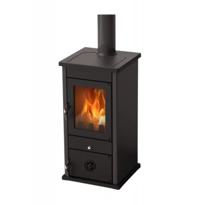 Ξυλόσομπα καλοριφερ MBS Thermo Vesta Black, 9kW - Wood cooker MBS Thermo MAGNUM 17kW