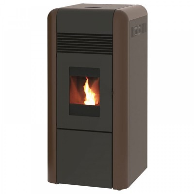 Υδραυλική σόμπα Pellet Alfa Plam Dino Brown, 17kW - Σόμπες Pellet