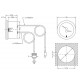 Capillary thermomanometer Cewal, Thermoplastic case | Υδραυλικά Όργανα | Παρελκόμενα |