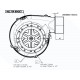 Smoke extractor fan 162m³/h 57W 310Pa | για Σόμπες Pellet | Ανταλλακτικά |