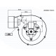 Smoke extractor fan 162m³/h 57W 310Pa | για Σόμπες Pellet | Ανταλλακτικά |