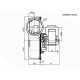 Smoke extractor fan 162m³/h 57W 310Pa | για Σόμπες Pellet | Ανταλλακτικά |