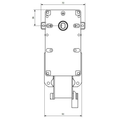 Ηλεκτρομειωτήρας σόμπας πέλλετ Kenta K9117120, 3RPM - Ηλεκτρομειωτήρες σομπών πέλλετ