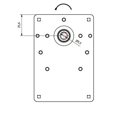 Ηλεκτρομειωτήρας Kenta K9173007, 1RPM - Ηλεκτρομειωτήρες