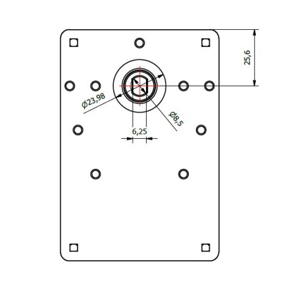 Ηλεκτρομειωτήρας κοίλου άξονα Kenta K9177294, 4RPM - Ηλεκτρομειωτήρες