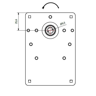 Ηλεκτρομειωτήρας Kenta K9177326, 5RPM - Ηλεκτρομειωτήρες