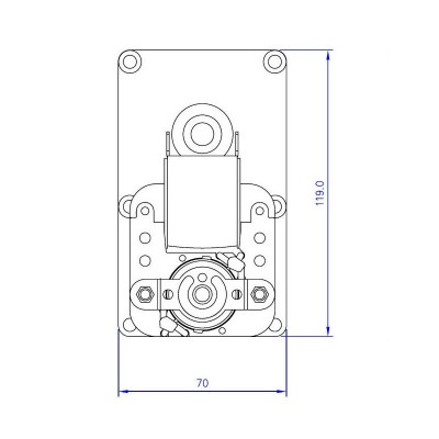 Ηλεκτρομειωτήρας Mellor FB1330, 1RPM - Ηλεκτρομειωτήρες