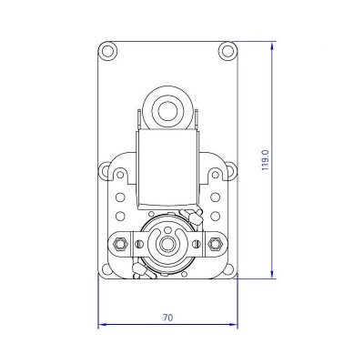 Ηλεκτρομειωτήρας σόμπας πέλλετ Mellor FB1330, 1RPM - Ηλεκτρομειωτήρας Mellor FB1255, 4RPM | Balkanenergy.gr