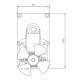 Ηλεκτρομειωτήρας σόμπας πέλλετ Mellor FB1304, 8RPM για Cadel, Deville, Eurofiamma, Karmek One, Puros | Ηλεκτρομειωτήρες σομπών πέλλετ | Ανταλλακτικά για σόμπες pellet |