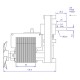 Ηλεκτρομειωτήρας σόμπας πέλλετ Mellor FB1304, 8RPM για Cadel, Deville, Eurofiamma, Karmek One, Puros | Ηλεκτρομειωτήρες σομπών πέλλετ | Ανταλλακτικά για σόμπες pellet |