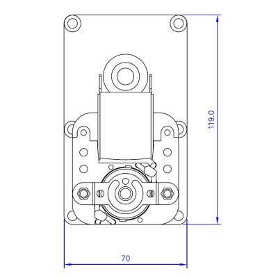 Ηλεκτρομειωτήρας Mellor FB1192, 1.26RPM - Ηλεκτρομειωτήρας Mellor FB1255, 4RPM | Balkanenergy.gr