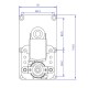 Ηλεκτρομειωτήρας σόμπας πέλλετ Mellor FB1268, 1.5RPM για Karmek One, Eurostek | Ηλεκτρομειωτήρες σομπών πέλλετ | Ανταλλακτικά για σόμπες pellet |