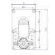 Ηλεκτρομειωτήρας σόμπας πέλλετ Mellor FB1268, 1.5RPM | Ηλεκτρομειωτήρες σομπών πέλλετ | Ανταλλακτικά για σόμπες pellet |