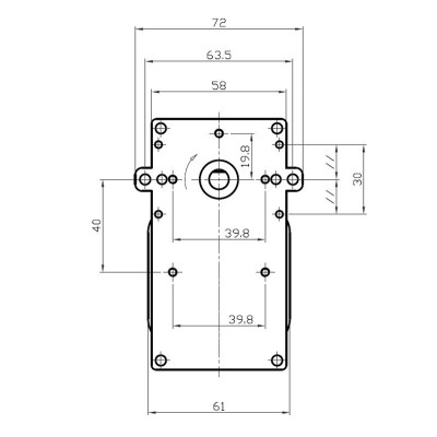 Ηλεκτρομειωτήρας Kenta K9115062, 2RPM - Ηλεκτρομειωτήρες