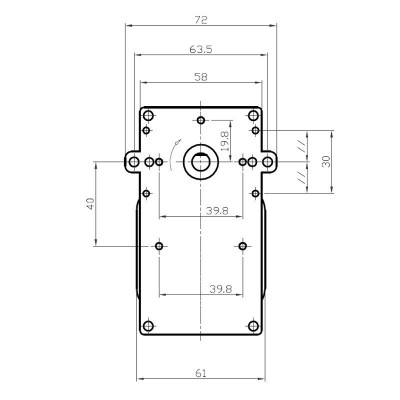 Ηλεκτρομειωτήρας σόμπας πέλλετ Kenta K9115101, 2.5RPM - Ηλεκτρομειωτήρες σομπών πέλλετ