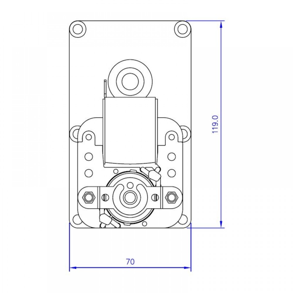 Ηλεκτρομειωτήρας σόμπας πέλλετ Mellor FB1218, 3RPM για Alfa Plam, Arce, Clementi, Enviro, Vescovi, Pasqualicchio | Ηλεκτρομειωτήρες σομπών πέλλετ | Ανταλλακτικά για σόμπες pellet |