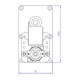 Ηλεκτρομειωτήρας σόμπας πέλλετ Mellor FB1218, 3RPM για Alfa Plam, Arce, Clementi, Enviro, Vescovi, Pasqualicchio | Ηλεκτρομειωτήρες σομπών πέλλετ | Ανταλλακτικά για σόμπες pellet |