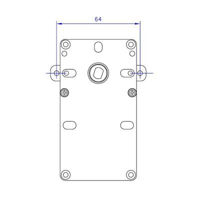 Ηλεκτρομειωτήρας κοίλου άξονα Mellor KB1014, 3RPM για πέλλετ σόμπες Karmek One, Eurostek - Ηλεκτρομειωτήρες