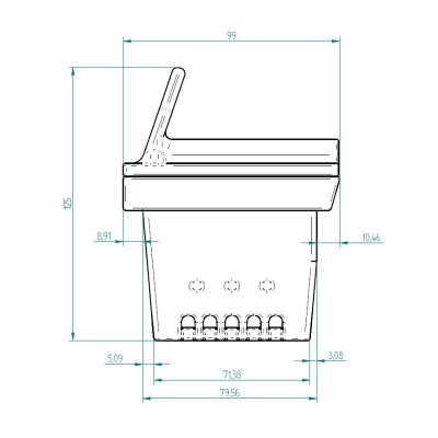 Δοχείο καύσης Pellet 118X99 - Θάλαμοι Καύσης