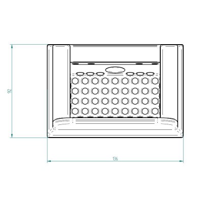 Δοχείο καύσης Pellet 136X92mm - Ανταλλακτικά για σόμπες pellet