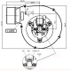 Βεντιλατέρ καυσαερίων σόμπας πέλλετ Fergas, Maximum, Ροής 117 m³/h - EMMEVI - FERGAS  VFC1-120/S | Βεντιλατέρς σομπών πέλλετ | Ανταλλακτικά για σόμπες pellet |