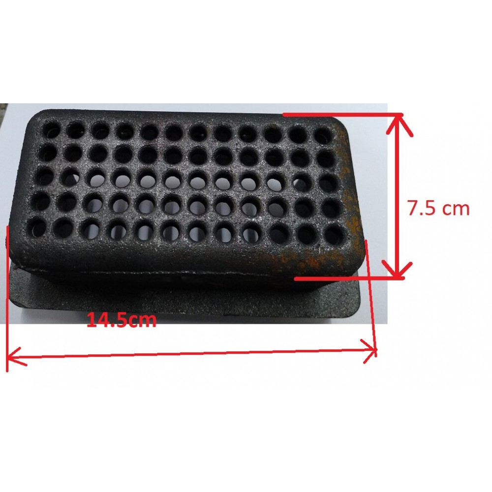 Μαντεμένιο δοχείο καύσης πέλλετ για σόμπες Eco Spar Hydro Mod 1, 7.5 cm | Θάλαμοι Καύσης | Ανταλλακτικά για σόμπες pellet |