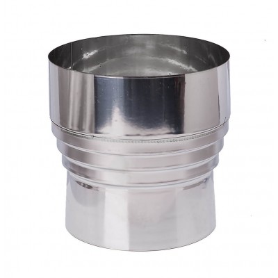 Συστολή καπναγωγού, Ατσάλι AISI 304, Φ80F-100M - Φ300M-350F - Καμινάδες πέλλετ
