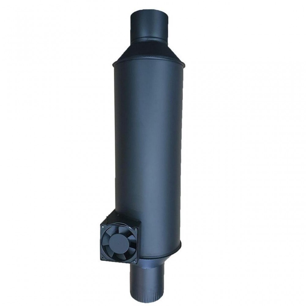 Εναλλάκτης θερμότητας Balkan Energy Vulkan, Διάμετρος 130mm, με ηλεκτρικό ανεμιστήρα | Θερμοσυλλέκτες | Καμινάδες |