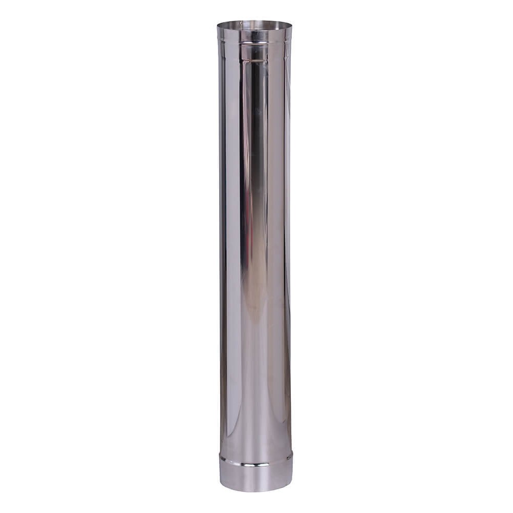 Καπναγωγός, Ευθύγραμμος, Ανοξείδωτο, INOX AISI 304, Μήκος 1m, Ф150