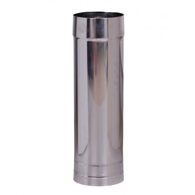 Καπναγωγός, Ευθύγραμμος, INOX AISI 304, Μήκος 0.5m, Ф80-Φ350 - Μπουριά σόμπας / φουγάρα σόμπας