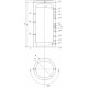 Δοχείο αδράνειας Sunsystem, Μοντέλο P 300, Χωρητικότητα 300L | Δοχεία Αδρανείας | Ζεστό νερό |