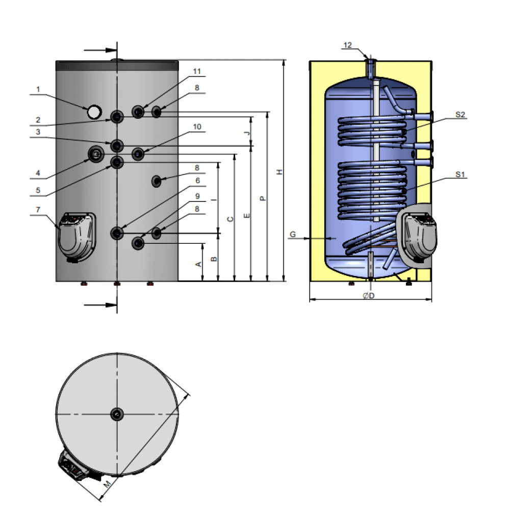 Μπόιλερ Λεβητοστασίου Eldom, FV15060S2, 150L, Δύο εναλλάκτες, επισμαλτωμένο | Θερμοσίφωνες Μπόιλερ Λεβητοστασίου Eldom, FV15060S2, 150L, Δύο εναλλάκτες, επισμαλτωμένο | Θερμοσίφωνες | Ζεστό νερό |