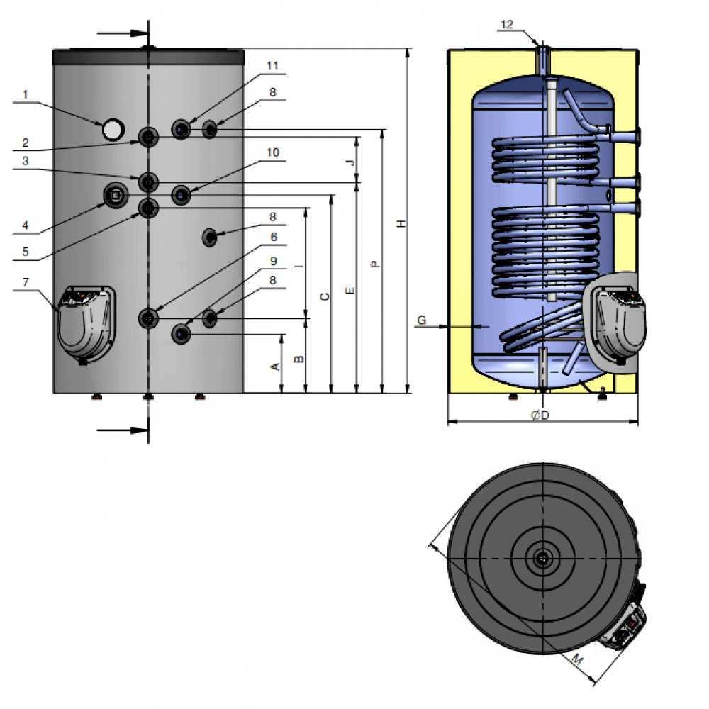 Μπόιλερ Λεβητοστασίου Eldom, FV15060IS2E, 150L, δύο εναλλάκτες, ηλεκτρονικό πάνελ, ανοξείδωτο | Θερμοσίφωνες Μπόιλερ Λεβητοστασίου Eldom, FV15060IS2E, 150L, δύο εναλλάκτες, ηλεκτρονικό πάνελ, ανοξείδωτο | Θερμοσίφωνες | Ζεστό νερό |