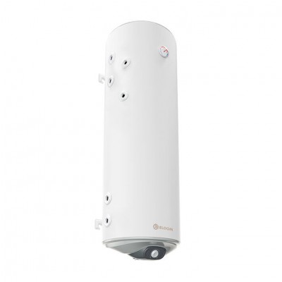 Κατακόρυφος θερμοσίφωνας Eldom, WV15046IS21L/R, 150L, Δύο παράλληλοι εναλλάκτες, ανοξείδωτο - Eldom