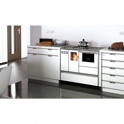 Μασίνα πέλλετ Alfa Plam Alfa 90 Pelet White, 8.18kW - Alfa-Plam