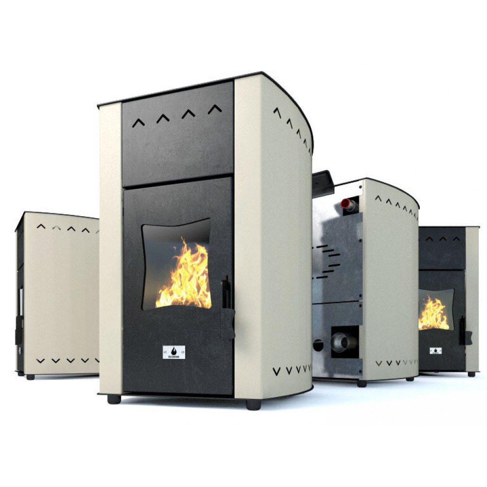 Υδραυλική σόμπα πέλετ Eco Spar Minima Ivory, 12kW | Υδραυλικές Σόμπες Pellet | Σόμπες Pellet |