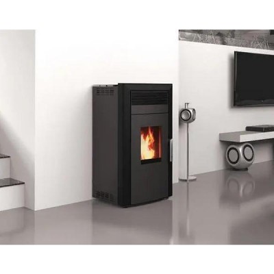 Υδραυλική σόμπα πέλλετ Alfa Plam Commo 15 Black, 15kW - Σόμπες Pellet