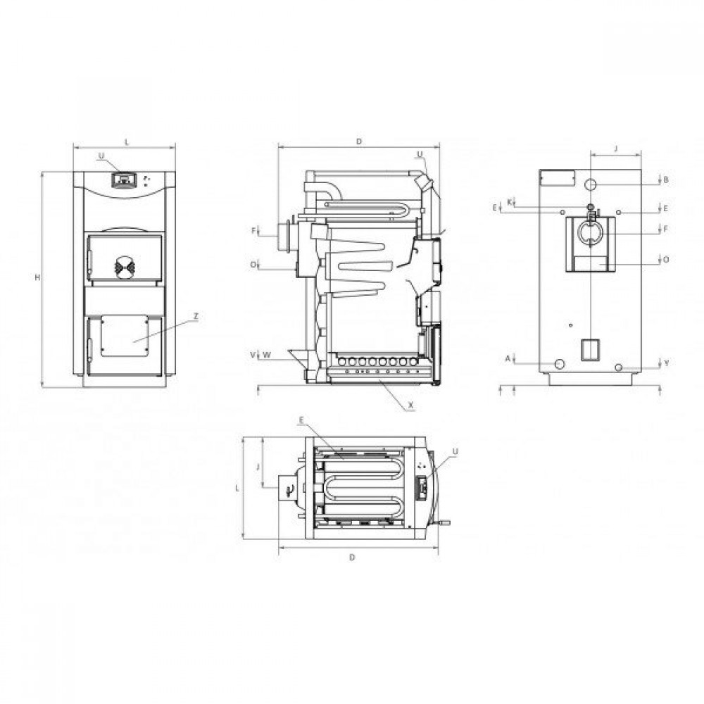 Λέβητας ξύλου BURNiT NWB PRIME 20, 20kW | Λέβητες Ξύλου | Ξύλο |