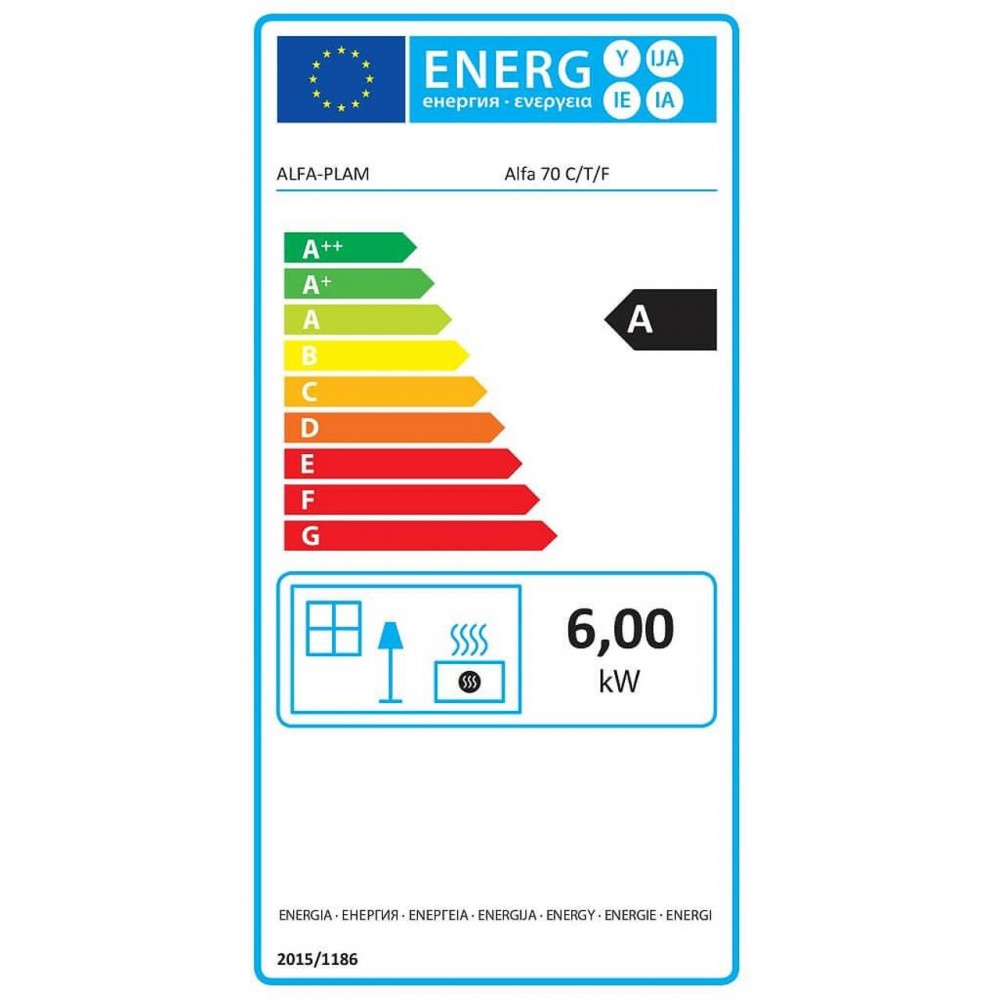 Μασίνα ξύλου με φούρνο Alfa Plam Alfa 70 Favorit, 6kW | Μασίνες | Ξύλο |