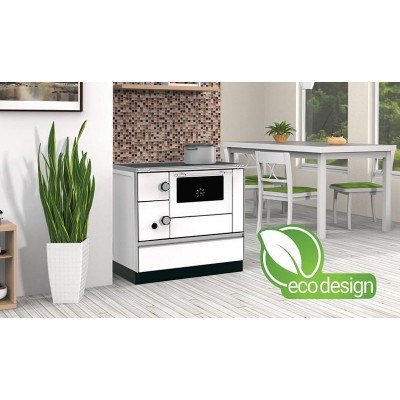 Μασίνα ξύλου με φούρνο Alfa Plam Alfa 90 H Favorit Λευκό Δεξιά, 6.4kW - Σύγκριση Προϊόντων