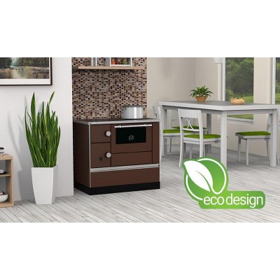 Μασίνα ξύλου με φούρνο Alfa Plam Alfa 90 H Favorit Καφέ Δεξιά, 6.4kW - Σύγκριση Προϊόντων